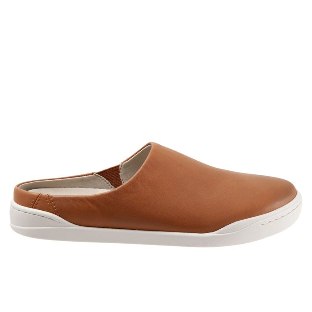 SoftWalk Brown Mules Sleek Slip-On Design